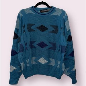 Botany 500‎ Vintage Pullover Crewneck Knit Sweater Size XL